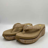 Volatile Women's Shoe Size 7 Beige Woven Sandals