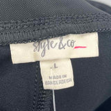 Style & Co. Women's Size 14 Black Solid Pants