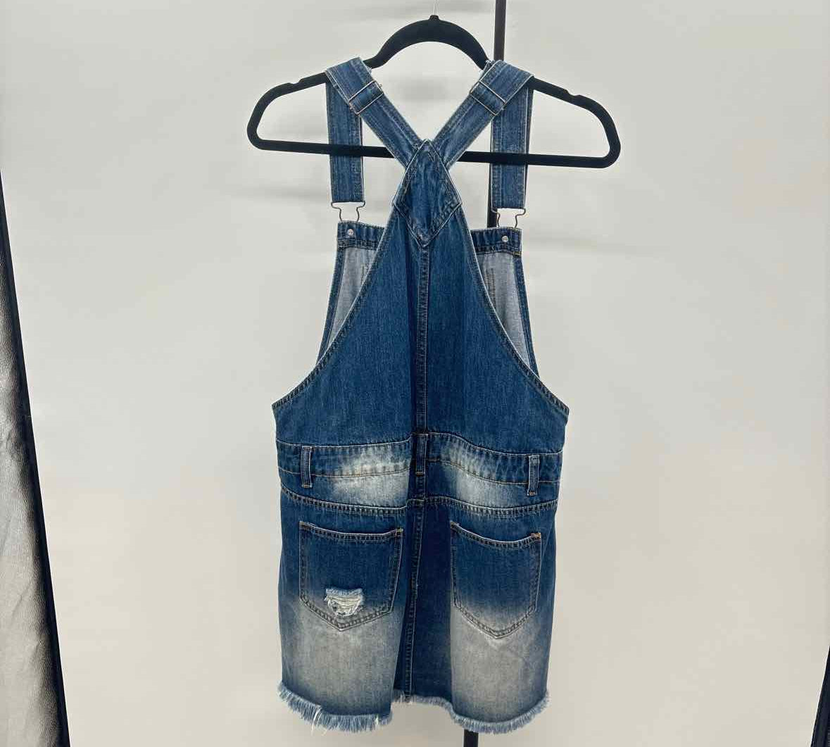Easel Women's Size 10 Blue Distressed Dress