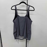 Bloomchic Women's Size 14 Black Stripe Swimsuit - Separate