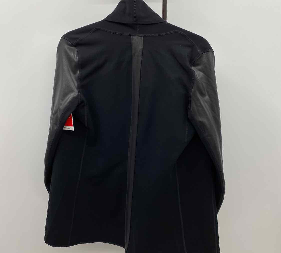 Spanx Women's Size S Black Solid Jacket