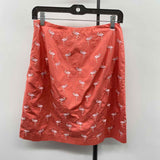 Talbots Women's Size 6P Melon Flamingo Skirt