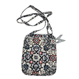 VERA BRADLEY Light Blue LISBON MEDALLION Flap-Front Crossbody Purse