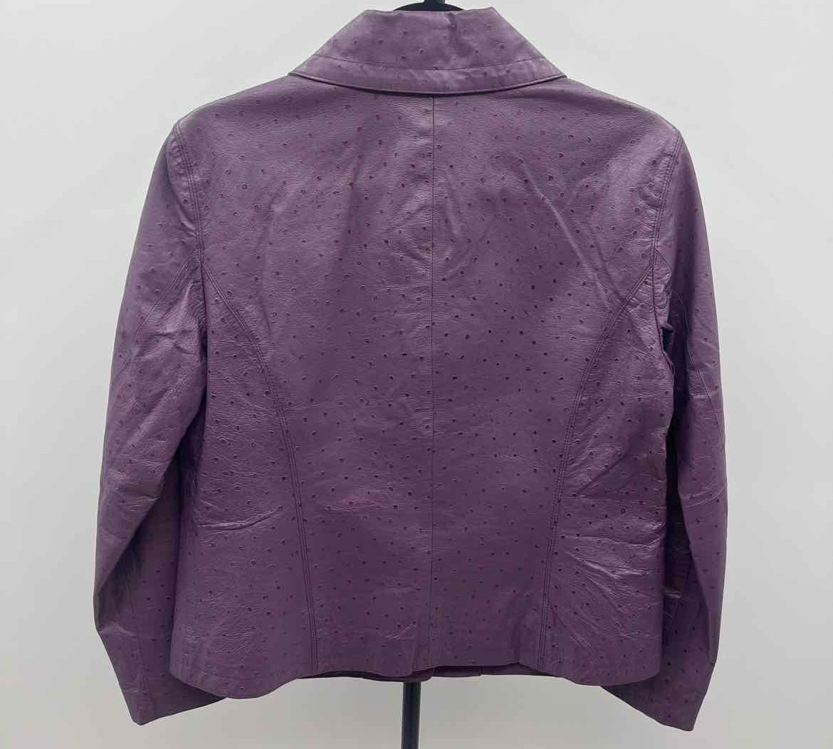 Chico's Women's Size 10 Purple Textured Jacket