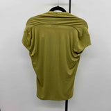 Carmen Women's Size L Olive Studs Short Sleeve Shirt