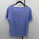 Talbots Women's Size LP Lilac Heathered Short Sleeve Shirt