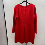 Boden Women's Size 12L Red Textured Dress