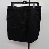 Ralph Lauren Women's Size 14P Black Solid Skirt