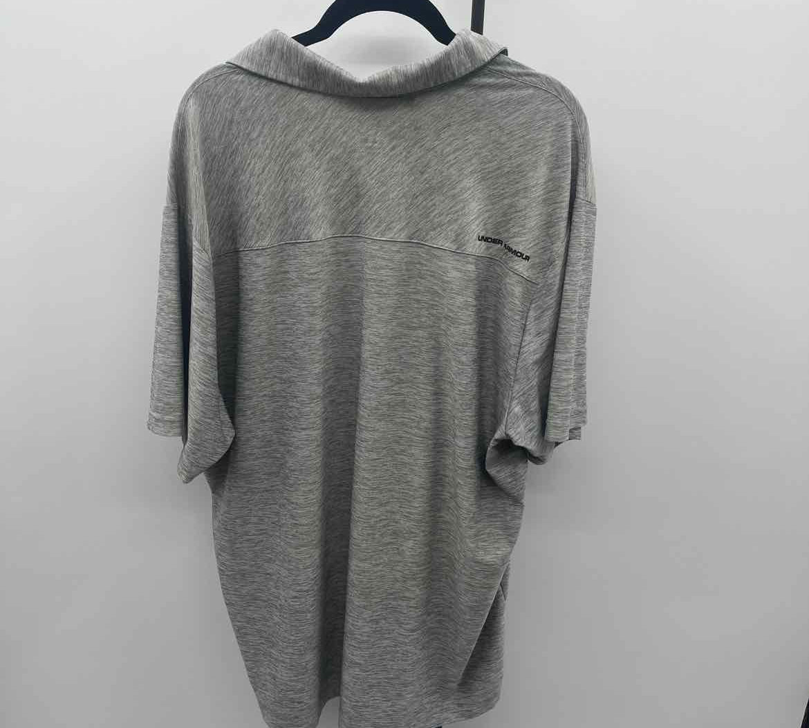 Under Armour Men's Size XL Gray Heathered Short Sleeve Shirt