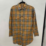Burberry Women's Size 4 Khaki Plaid Dress