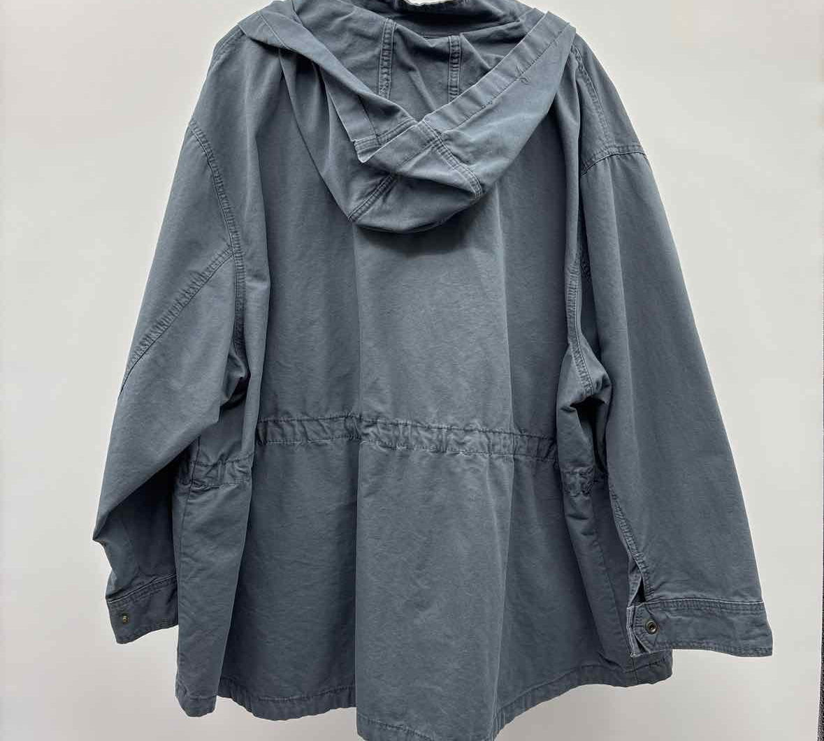 ava & viv Women's Size 4X Slate Blue Solid Jacket