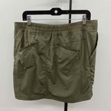 Indygena Women's Size 16 Green Solid Skirt