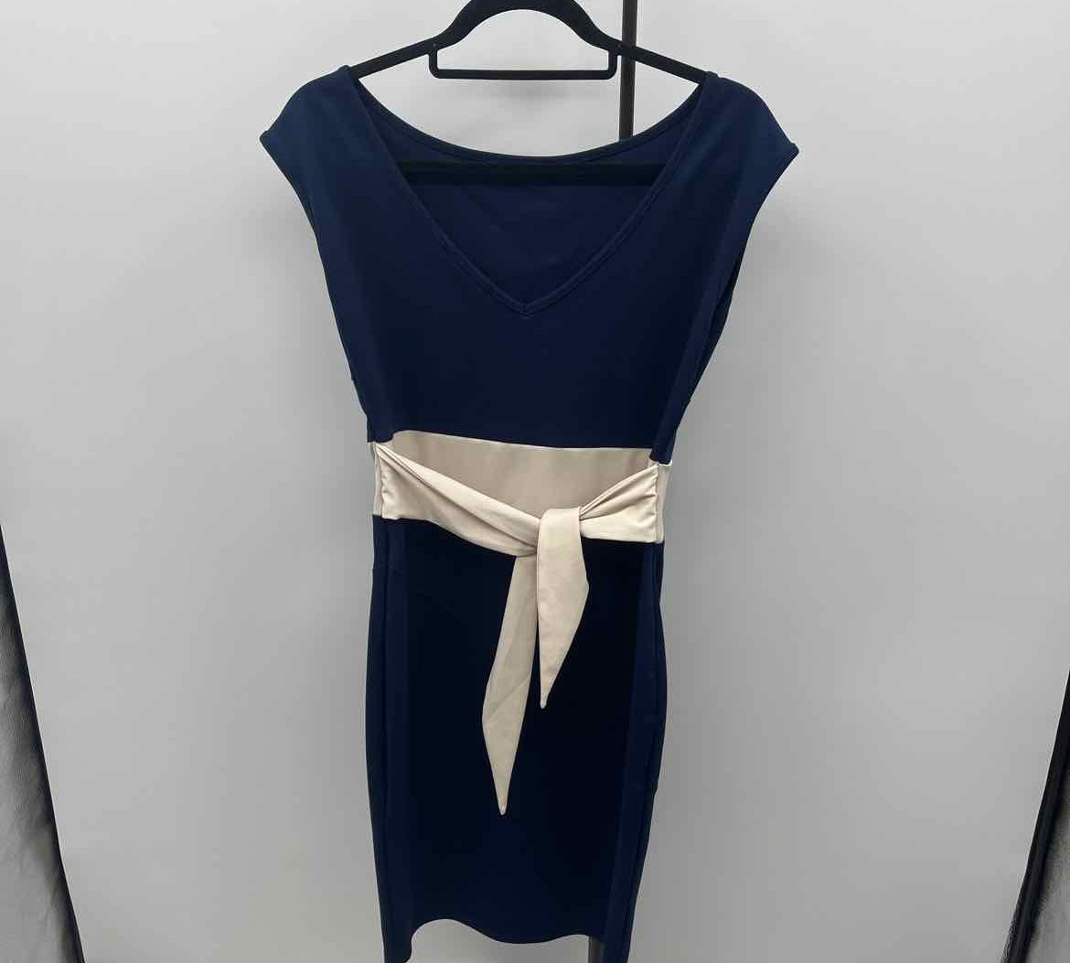 MIUSOL Women's Size 10 Navy Solid Dress