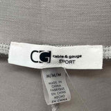 Cable & Gauge Women's Size 10 Gray Solid Pants