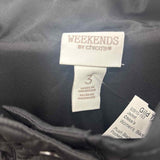 Chico's Women's Size XL Black Textured Jacket