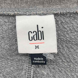 CABI Women's Size M Gray Solid Sweater
