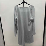 Lands End Women's Size 16 Gray Solid Dress