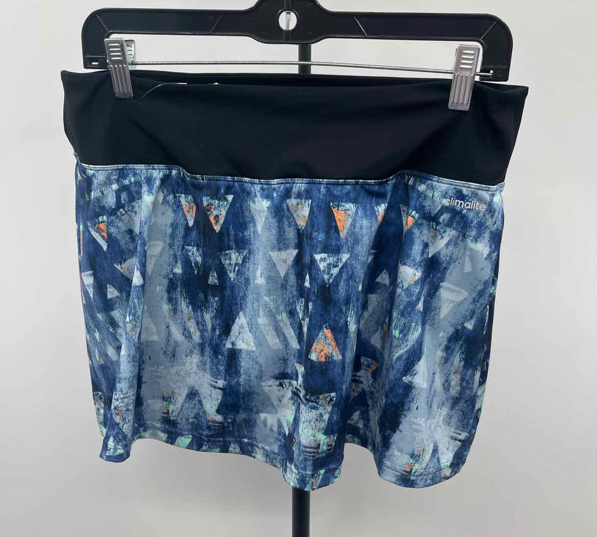 Adidas Junior's Size M/L Blue Abstract Skirt