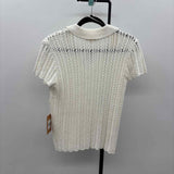 Cyrus Women's Size S White Open Weave Sweater