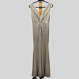Calvin Klein Women's Size 4 Gold Solid Gown/Evening Wear