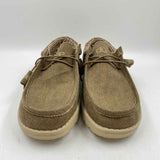 Hey Dude Men's Shoe Size 9 Olive Solid Loafers