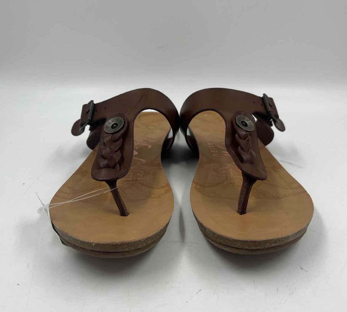 Blowfish Women's Shoe Size 8.5 Brown Textured Sandals