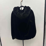 Gallery Design Women's Size M Black Plush Jacket