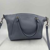 Coach Women's Blue Luxe pebbled Purse