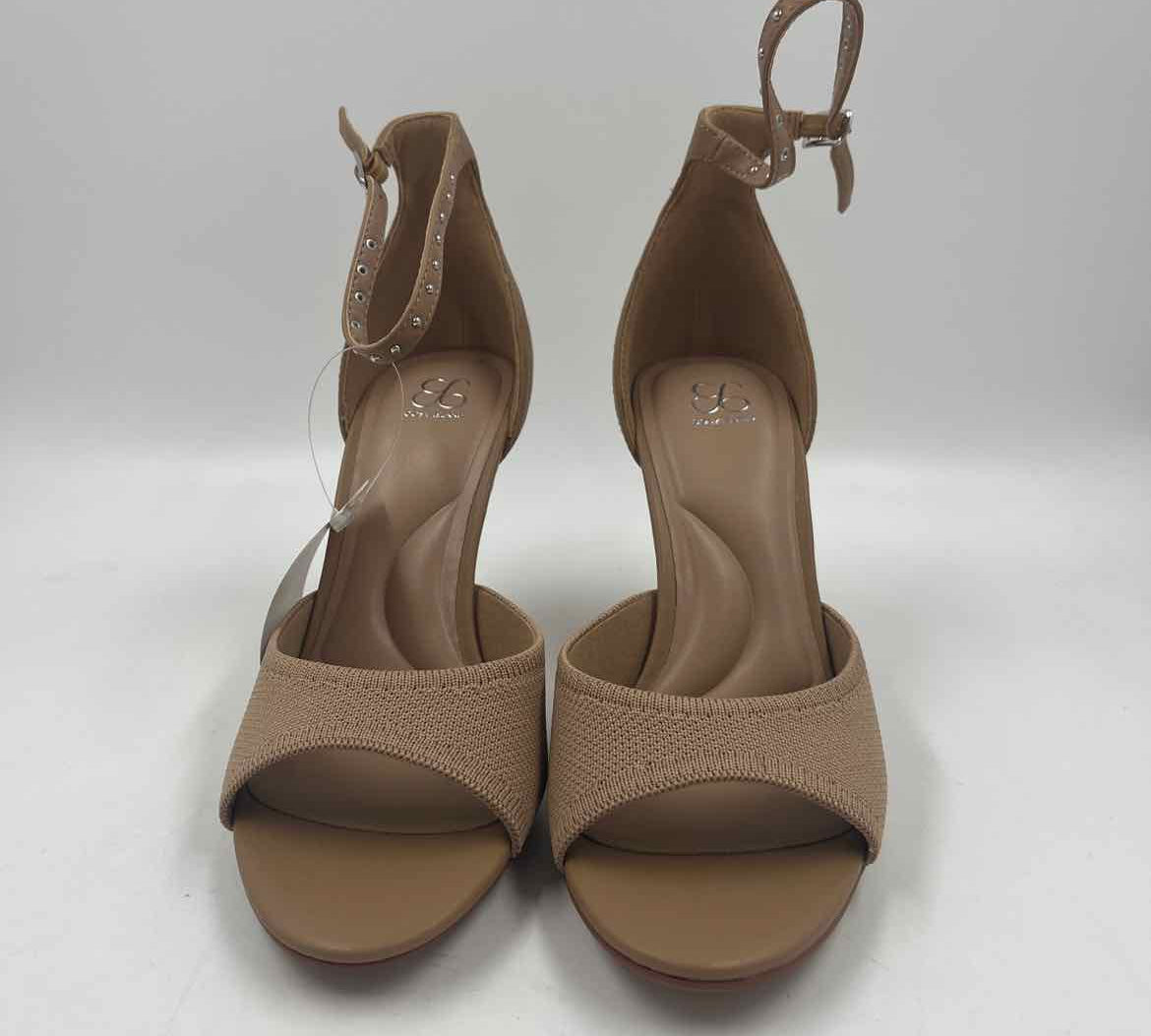 Cosy Island Women's Shoe Size 7 Tan Textured Dress Shoes