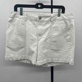 D Jeans Women's Size 16 White Solid Shorts