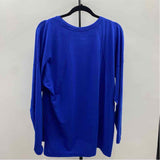 The North Face Women's Size XL Royal Blue Solid Long Sleeve Shirt