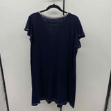 Max Studio Women's Size 18 Navy Solid Dress