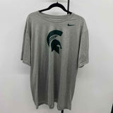Nike Men's Size XXL Green Spartans T-shirt