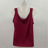 Eileen Fisher Women's Size L maroon Textured Tank