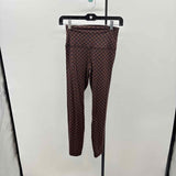 Lululemon Junior's Size 6 Brown Weave Leggings