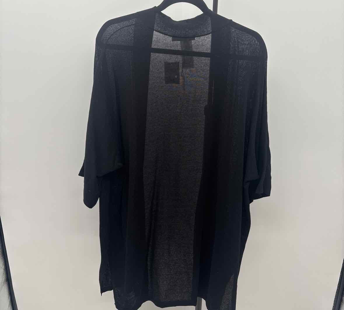 Chico's Women's Size XL Black Solid Cardigan