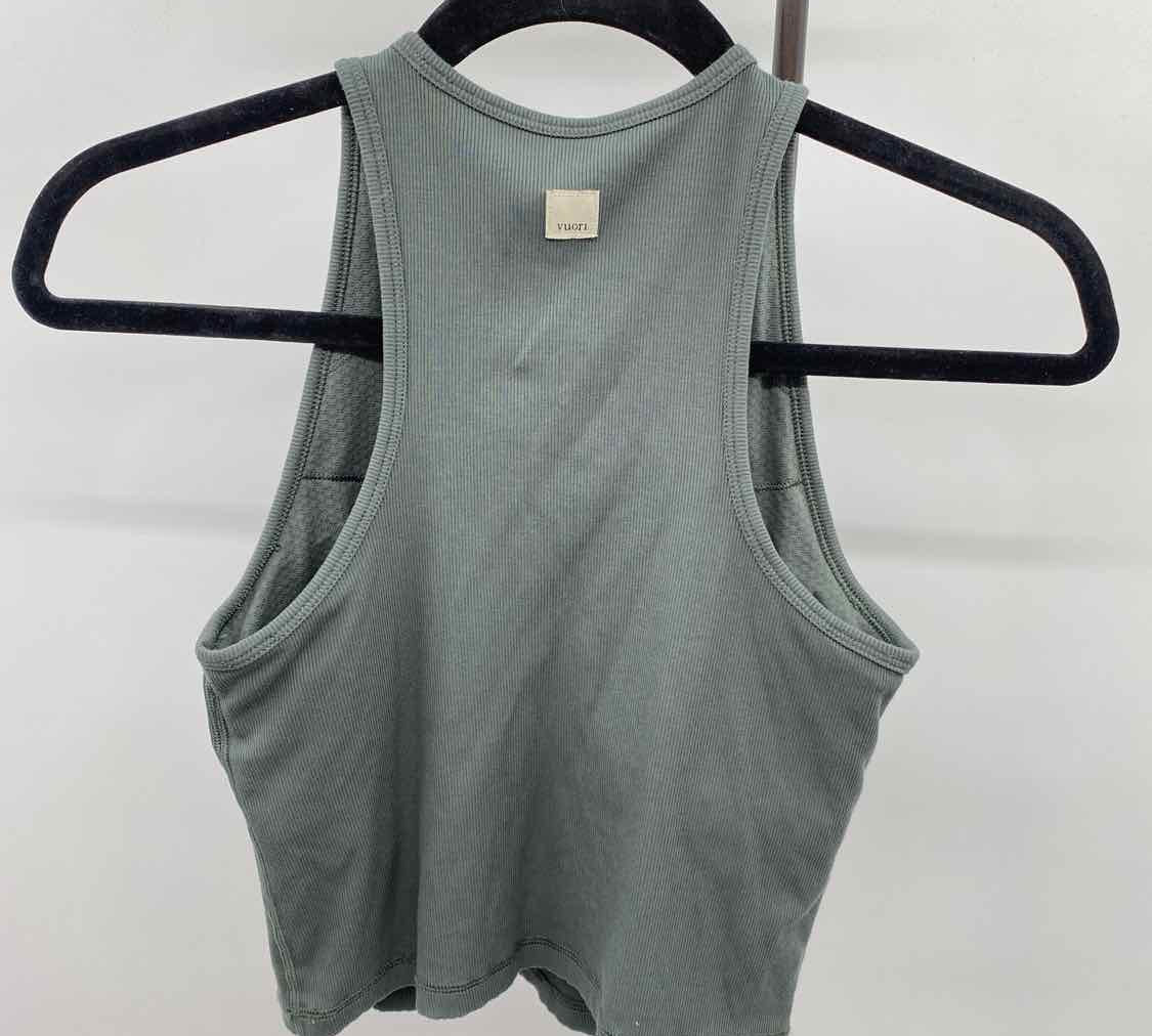 vuori Women's Size S Green Ribbed Sleeveless Shirt