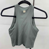 vuori Women's Size S Green Ribbed Sleeveless Shirt