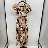 Cynthia Rowley Women's Size 6 Rust Leaf Dress