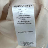 adelyn rae Women's Size S Ivory Shimmer Long Sleeve Shirt