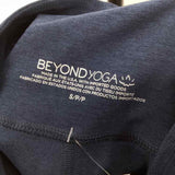 Beyond Yoga Women's Size 6 Navy Solid Leggings