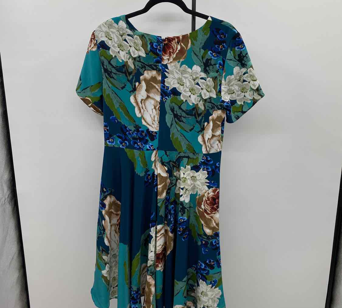 Corey Lynn Calter Women's Size 12 Blue Floral Dress