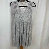 Jessica Simpson Women's Size M Gray Leopard Dress