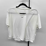 Nike Women's Size XL White Solid Short Sleeve Shirt