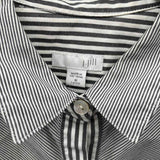 JJill Women's Size MP Charcoal Stripe Long Sleeve Shirt