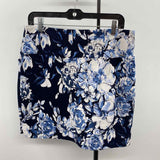 SC & Co Women's Size 14 Blue Floral Skirt
