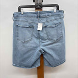 NYDJ Women's Size 14W Blue Solid Shorts