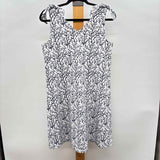 Duffield Lane Women's Size 10 Navy Coral Dress