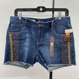 KUT Women's Size 10 Blue Embroidered Shorts
