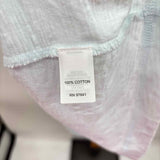 JJill Women's Size L Blue Heathered Short Sleeve Shirt
